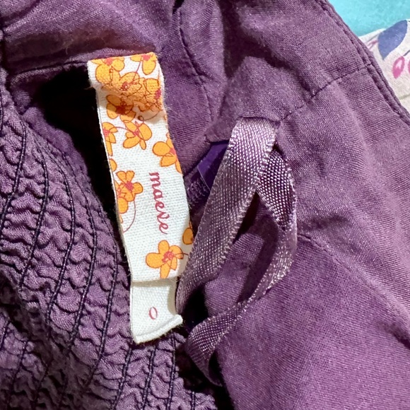 Anthropologie Maeve Purple Skoura Idyll Tree Print Halter Maxi Dress Size 0 - Picture 13 of 14